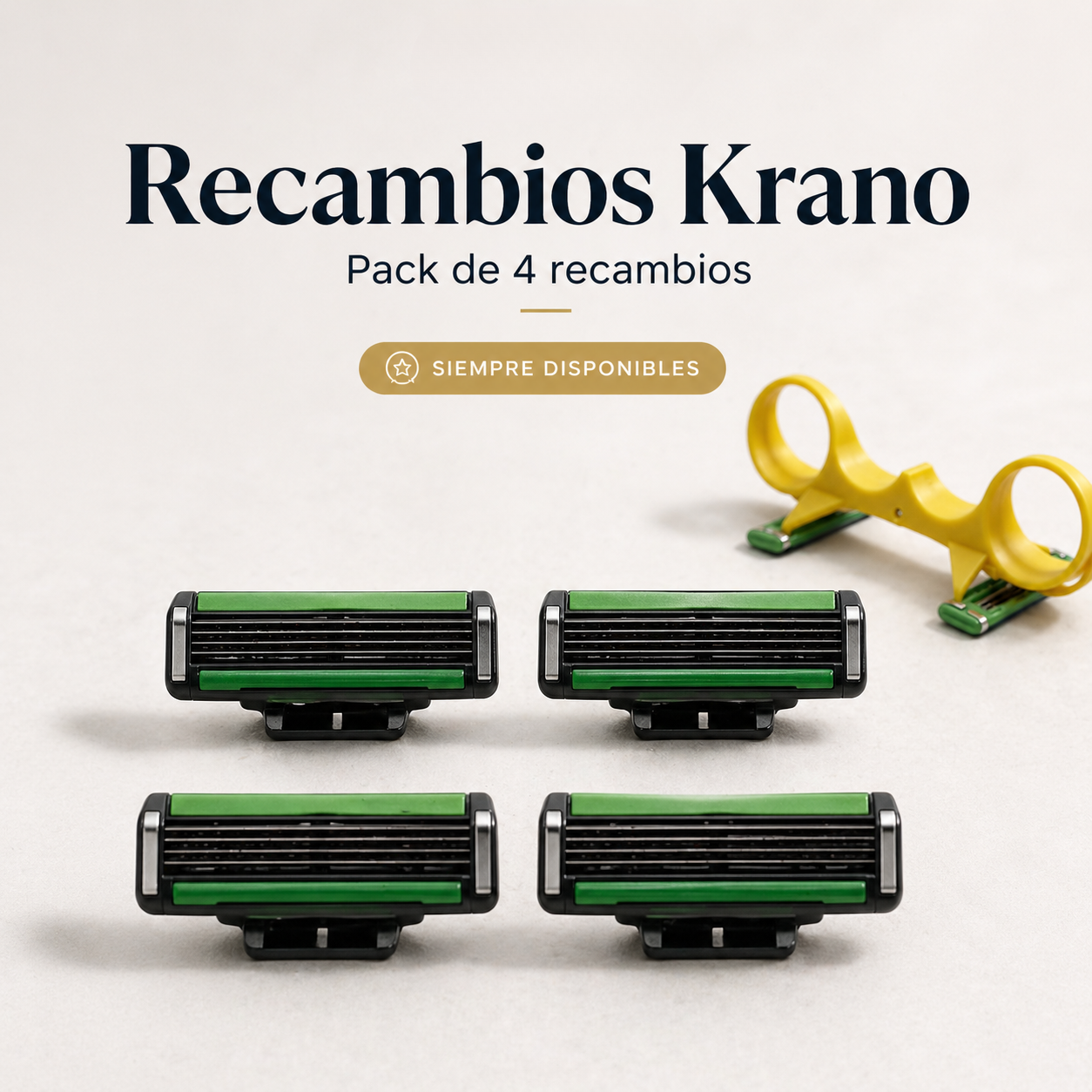 Recambios Krano: 4 Cabezales